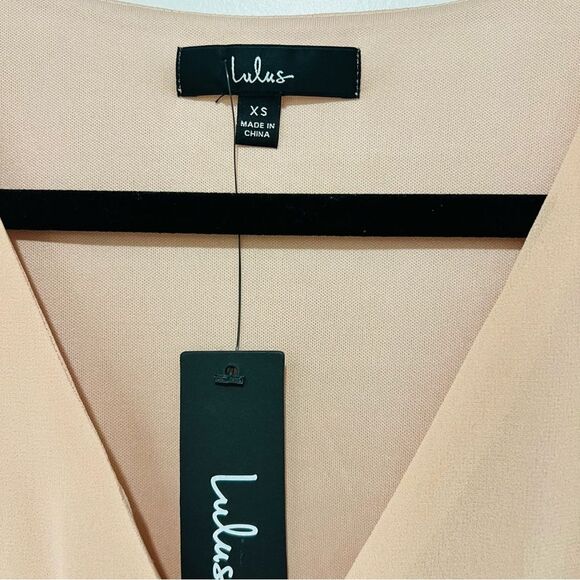 Lulus Women's Lost in the Moment Maxi Dress Blush Pink Wedding Bridesmaid Sz. XS - Picture 6 of 13